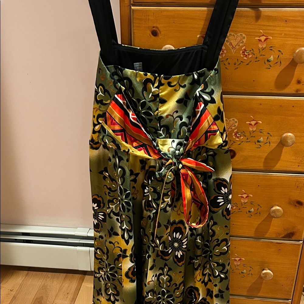 Rabbit Rabbit Rabbit Floral and Geometric Midi Dress - Picture 3 of 3
